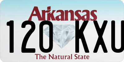 AR license plate 120KXU