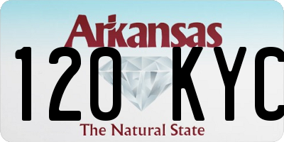 AR license plate 120KYC