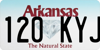 AR license plate 120KYJ