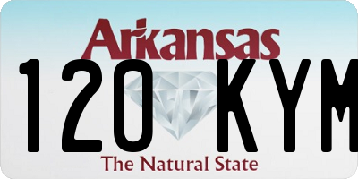 AR license plate 120KYM