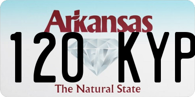 AR license plate 120KYP