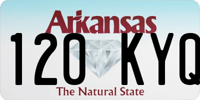 AR license plate 120KYQ