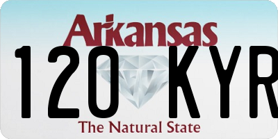 AR license plate 120KYR