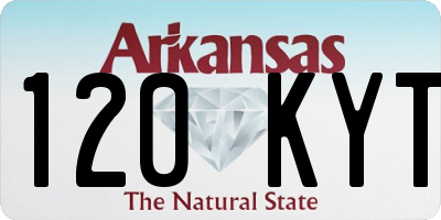 AR license plate 120KYT