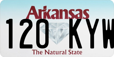 AR license plate 120KYW