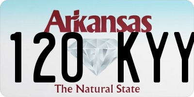 AR license plate 120KYY