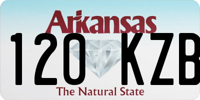AR license plate 120KZB