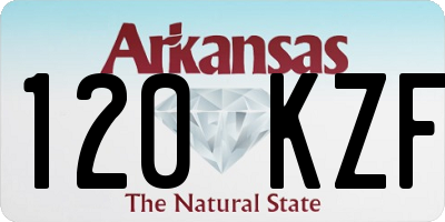 AR license plate 120KZF