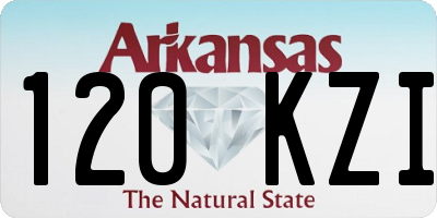 AR license plate 120KZI