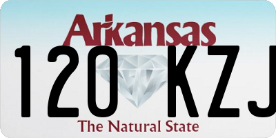 AR license plate 120KZJ