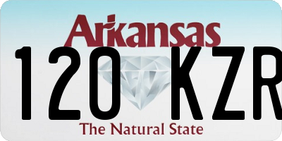 AR license plate 120KZR