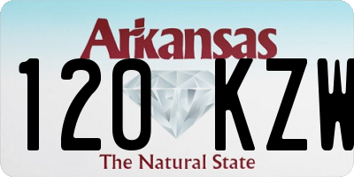 AR license plate 120KZW