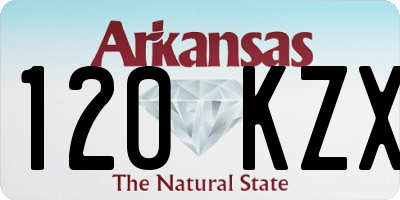 AR license plate 120KZX