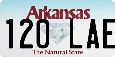 AR license plate 120LAE