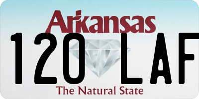 AR license plate 120LAF