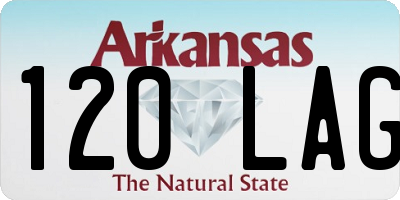 AR license plate 120LAG