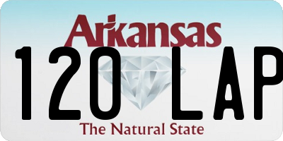 AR license plate 120LAP