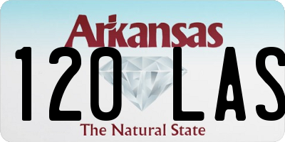 AR license plate 120LAS