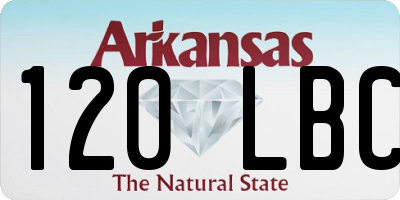 AR license plate 120LBC