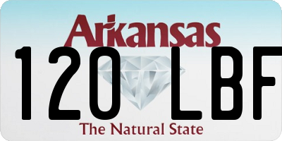 AR license plate 120LBF
