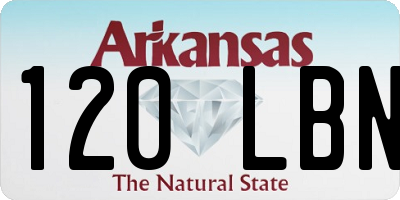 AR license plate 120LBN