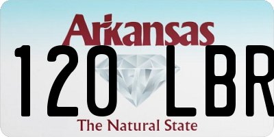 AR license plate 120LBR