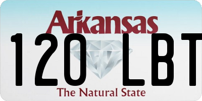 AR license plate 120LBT