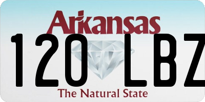 AR license plate 120LBZ