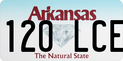 AR license plate 120LCE