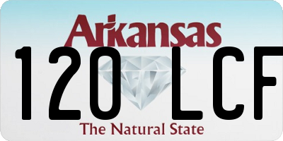 AR license plate 120LCF