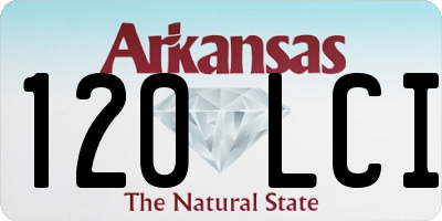 AR license plate 120LCI