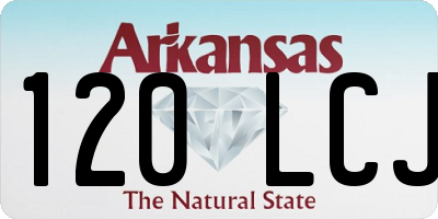 AR license plate 120LCJ