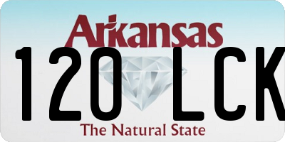AR license plate 120LCK