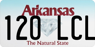 AR license plate 120LCL