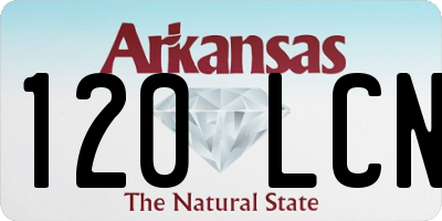 AR license plate 120LCN