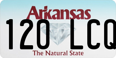 AR license plate 120LCQ