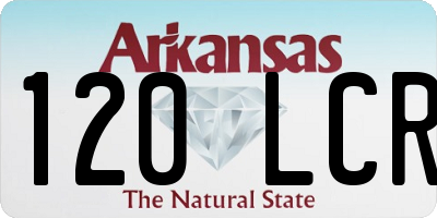 AR license plate 120LCR