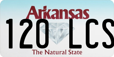 AR license plate 120LCS