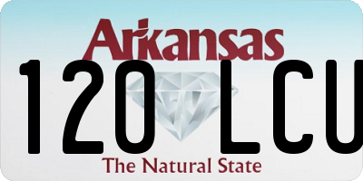 AR license plate 120LCU