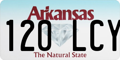 AR license plate 120LCY