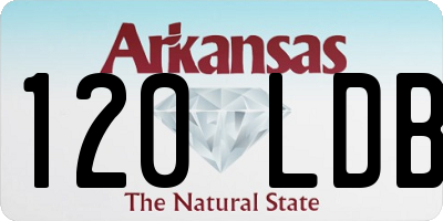 AR license plate 120LDB