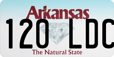 AR license plate 120LDC