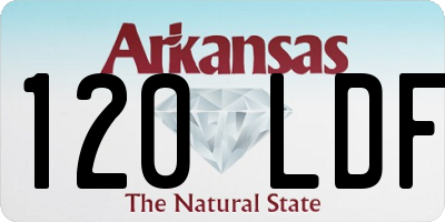 AR license plate 120LDF