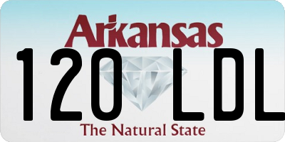 AR license plate 120LDL