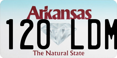 AR license plate 120LDM