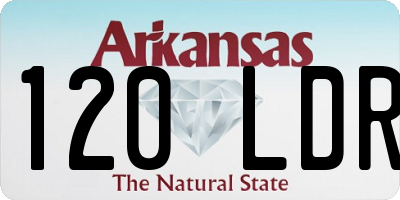 AR license plate 120LDR