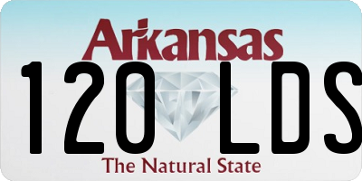 AR license plate 120LDS