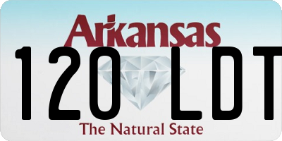 AR license plate 120LDT