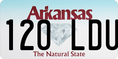 AR license plate 120LDU