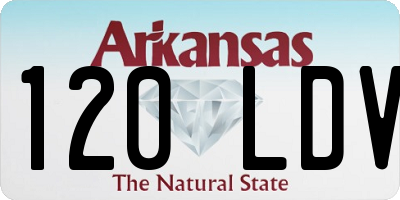 AR license plate 120LDV